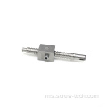 Diameter 8mm 1mm Pitch Square Nut Ball Screw